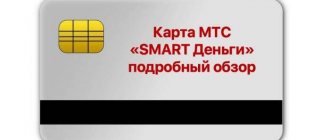 MTS Smart Money card: detailed review