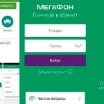 Login to your Megafon personal account